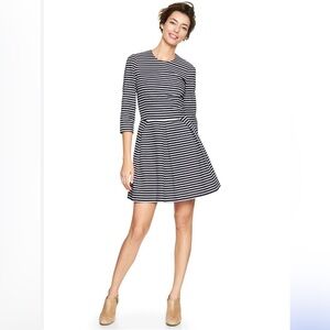 Gap Long Sleeved Striped Dress